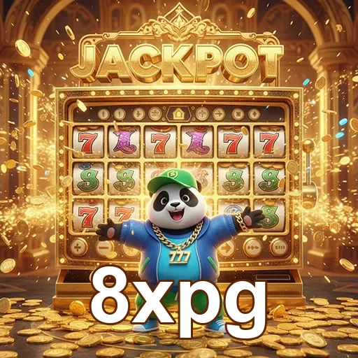 Imagem do slot Jackpot Panda da 8xpg, com panda e símbolos de jackpot em um design colorido.