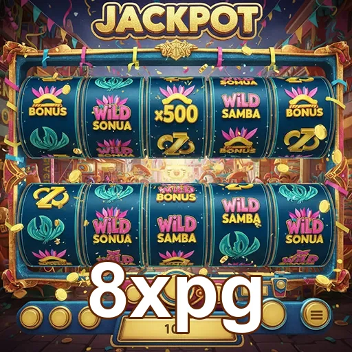 Imagem de jogo de caça-níqueis Jackpot no site 8xpg, com design vibrante e emocionante.