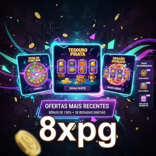Ofertas mais recentes do 8xpg, apresentando promoções e descontos imperdíveis.